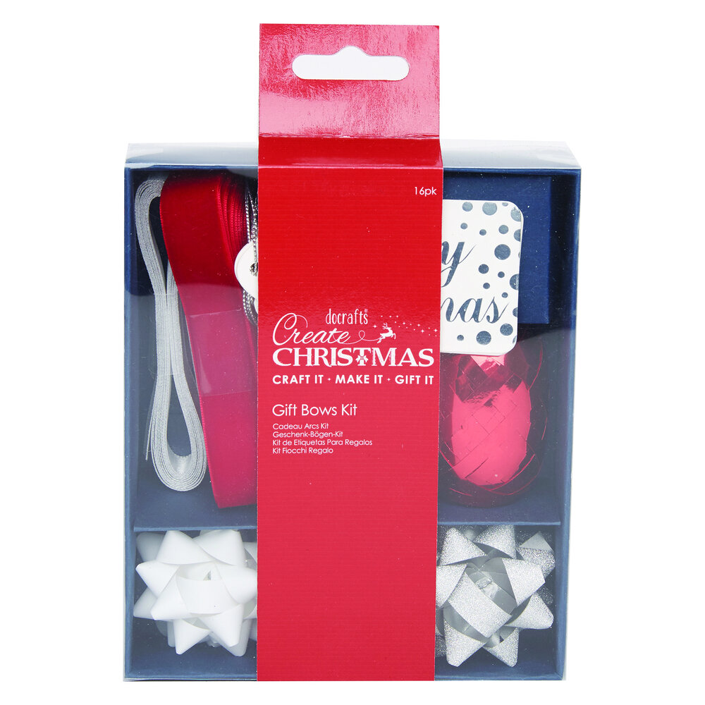 Papermania Gift Bows Kit Red & Silver (PMA 171908) (DISCONTINUED) Papermania Gift Bows Kit Red & Silver (PMA 171908) (DISCONTINUED)