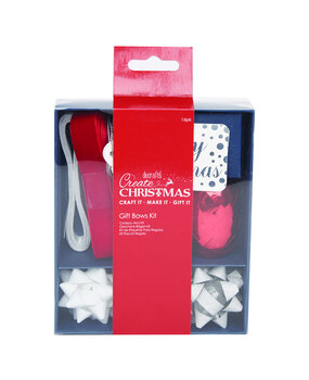 Papermania Gift Bows Kit Red & Silver (PMA 171908) (DISCONTINUED)