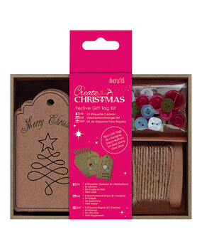 Papermania Festive Gift Tag Kit (8pcs) (PMA 174304) (DISCONTINUED)