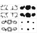 The Crafter's Workshop Layered Daisy Banner Stencil (TCW6037) (OUTLET)