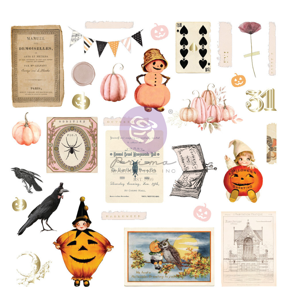 Prima Marketing Twilight Ephemera Halloween Night (980924) (DISCONTINUED)