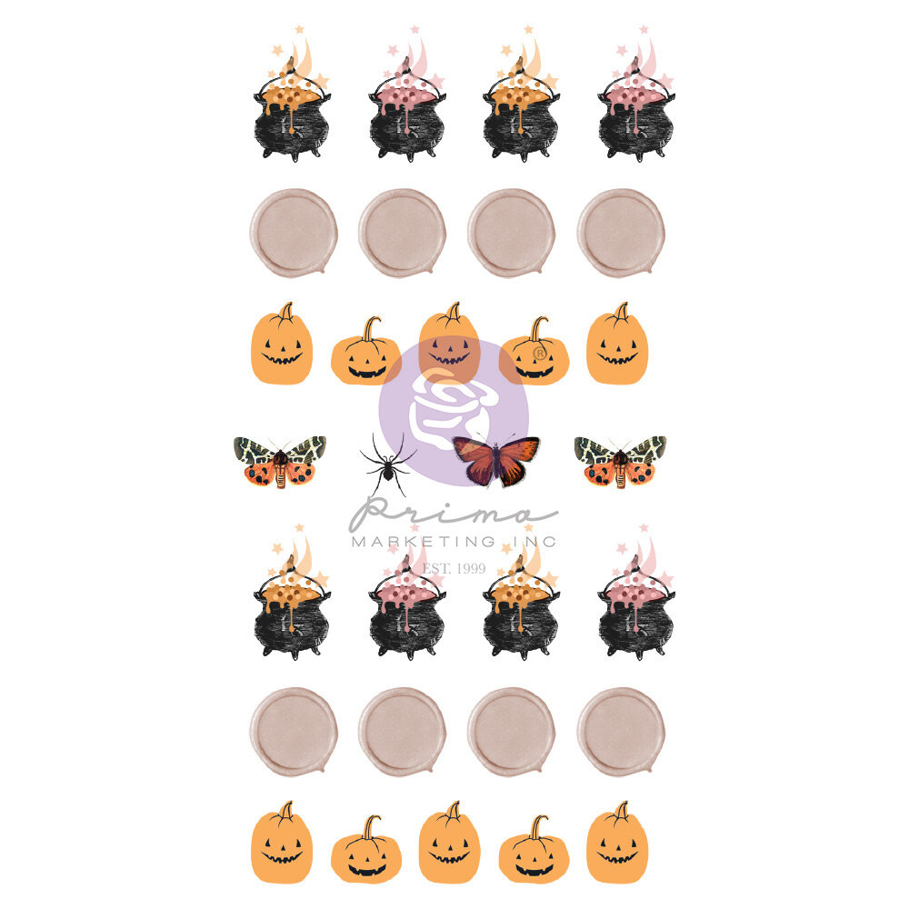 Prima Marketing Twilight Puffy Stickers Pumpkin Spells (980993) (DISCONTINUED) Prima Marketing Twilight Puffy Stickers Pumpkin Spells (980993) (DISCONTINUED)