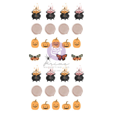 Prima Marketing Twilight Puffy Stickers Pumpkin Spells (980993) (DISCONTINUED) Prima Marketing Twilight Puffy Stickers Pumpkin Spells (980993) (DISCONTINUED)