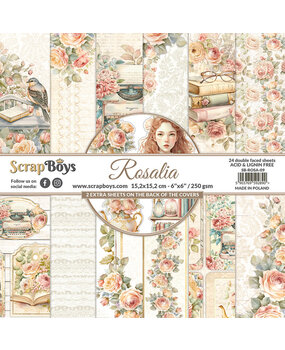 ScrapBoys Rosalia 6x6 Inch Paper Pad (SB-ROSA-09) (DISCONTINUED)