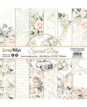 ScrapBoys Special Day 12x12 Inch Paper Pack (SB-SPDA-08) (DISCONTINUED)