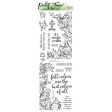 Picket Fence Studios Follow the Leaves Rectangle Wreath Builder 4x12 Inch Clear Stamps (F-182) (OUTLET)