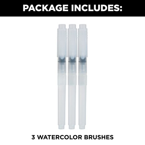 Tulip Tie-Dye Watercolor Brushes (3pcs) (47300) (OUTLET)