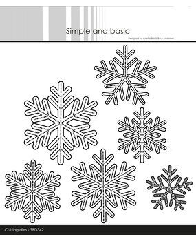 Simple and Basic Snowflakes Cutting Dies (SBD342) (DISCONTINUED)