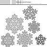 Simple and Basic Snowflakes Cutting Dies (SBD342) (DISCONTINUED)