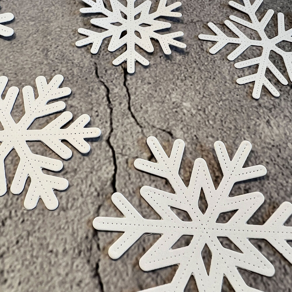 Simple and Basic Snowflakes Cutting Dies (SBD342) (DISCONTINUED)