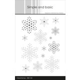 Simple and Basic Snowflake Background Clear Stamps (SBC165) (DISCONTINUED)