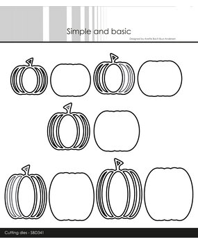 Simple and Basic Pumpkins Cutting Dies (SBD341) (OUTLET)