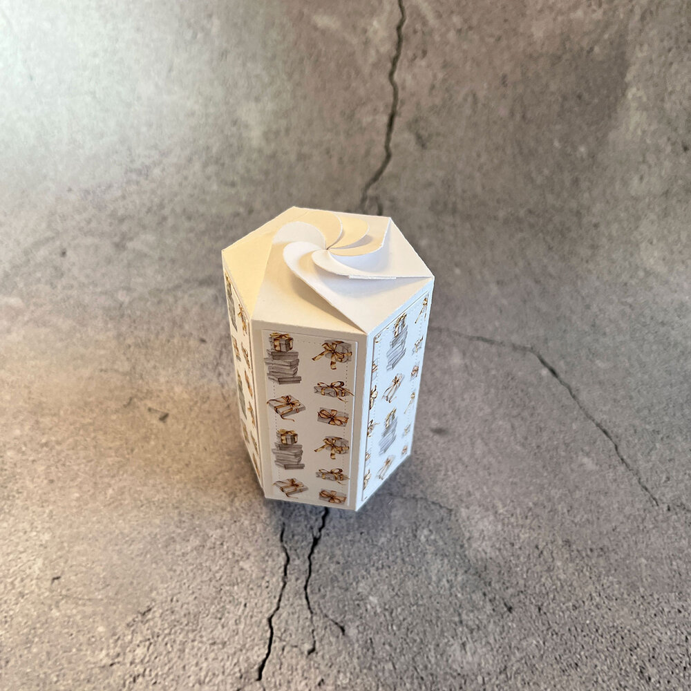 Simple and Basic Oblong Rosette Box Cutting Dies (SBD348) (DISCONTINUED)