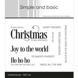 Simple and Basic Merry Christmas Clear Stamps (SBC164) (DISCONTINUED)