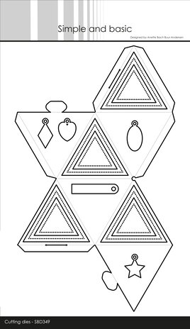 Simple and Basic Diamondbox Cutting Dies (SBD349) (OUTLET)