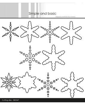 Simple and Basic Cut Out Stars Cutting Dies (SBD347) (DISCONTINUED)