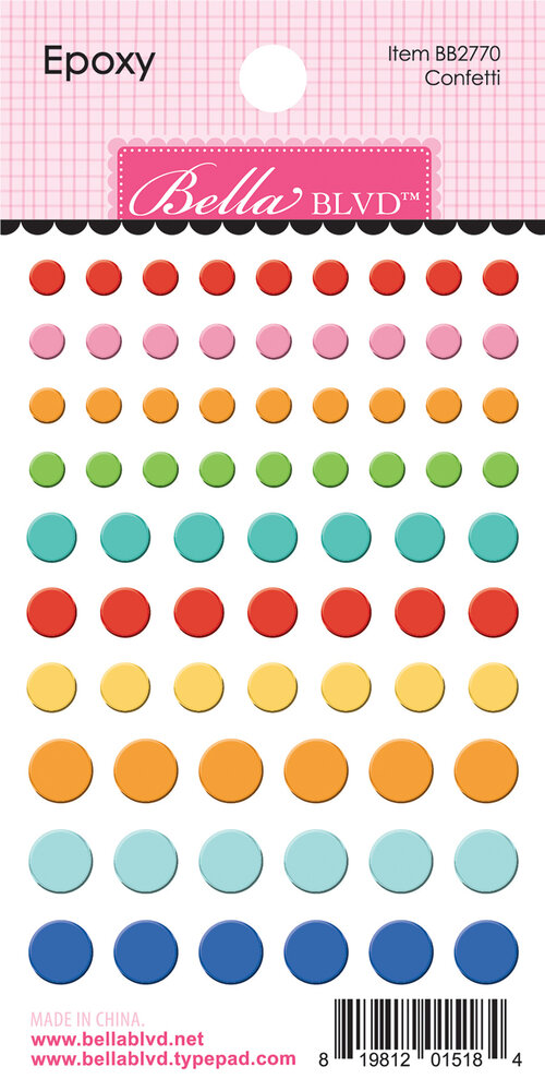 Bella BLVD Birthday Bash Confetti Epoxy (BB2770) (DISCONTINUED) Bella BLVD Birthday Bash Confetti Epoxy (BB2770) (DISCONTINUED)