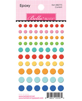 Bella BLVD Birthday Bash Confetti Epoxy (BB2770) (OUTLET)