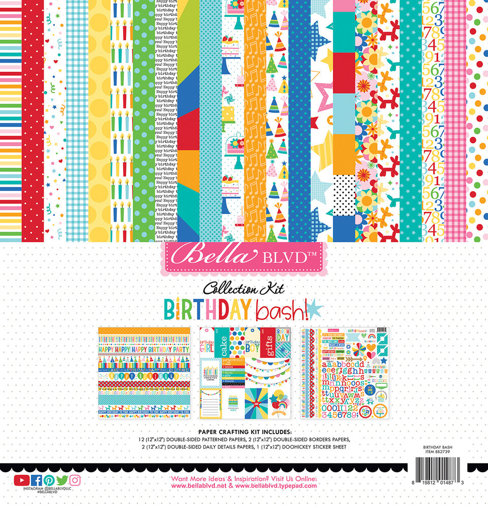 Bella BLVD Birthday Bash Collection Kit (BB2739) (DISCONTINUED) Bella BLVD Birthday Bash Collection Kit (BB2739) (DISCONTINUED)