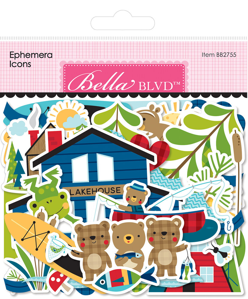 Bella BLVD Lake Life Ephemera Icons (BB2755) (DISCONTINUED)