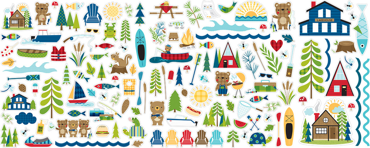Bella BLVD Lake Life Ephemera Icons (BB2755) (OUTLET)
