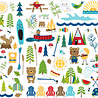 Bella BLVD Lake Life Ephemera Icons (BB2755) (OUTLET)