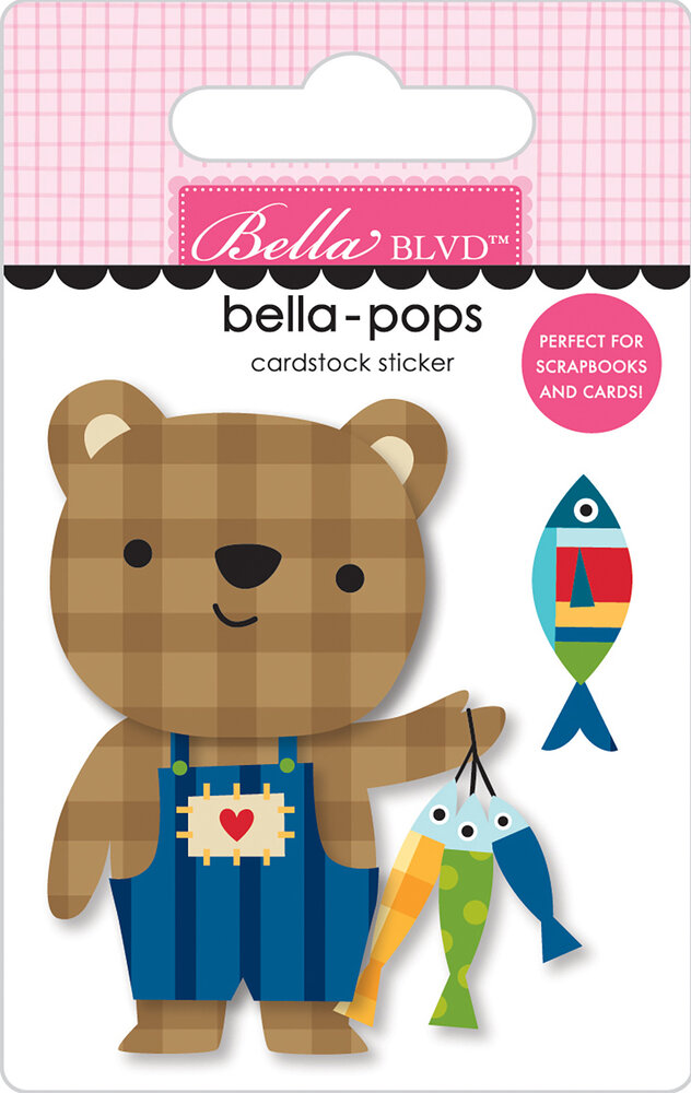 Bella BLVD Lake Life Bearly Fishing Bella-Pops (BB2762) (DISCONTINUED) Bella BLVD Lake Life Bearly Fishing Bella-Pops (BB2762) (DISCONTINUED)