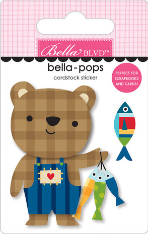 Bella BLVD Lake Life Bearly Fishing Bella-Pops (BB2762) (DISCONTINUED) Bella BLVD Lake Life Bearly Fishing Bella-Pops (BB2762) (DISCONTINUED)