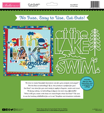 Bella BLVD Lake Life At The Lake Cut Outs (BB2767) (OUTLET) Bella BLVD Lake Life At The Lake Cut Outs (BB2767) (OUTLET)