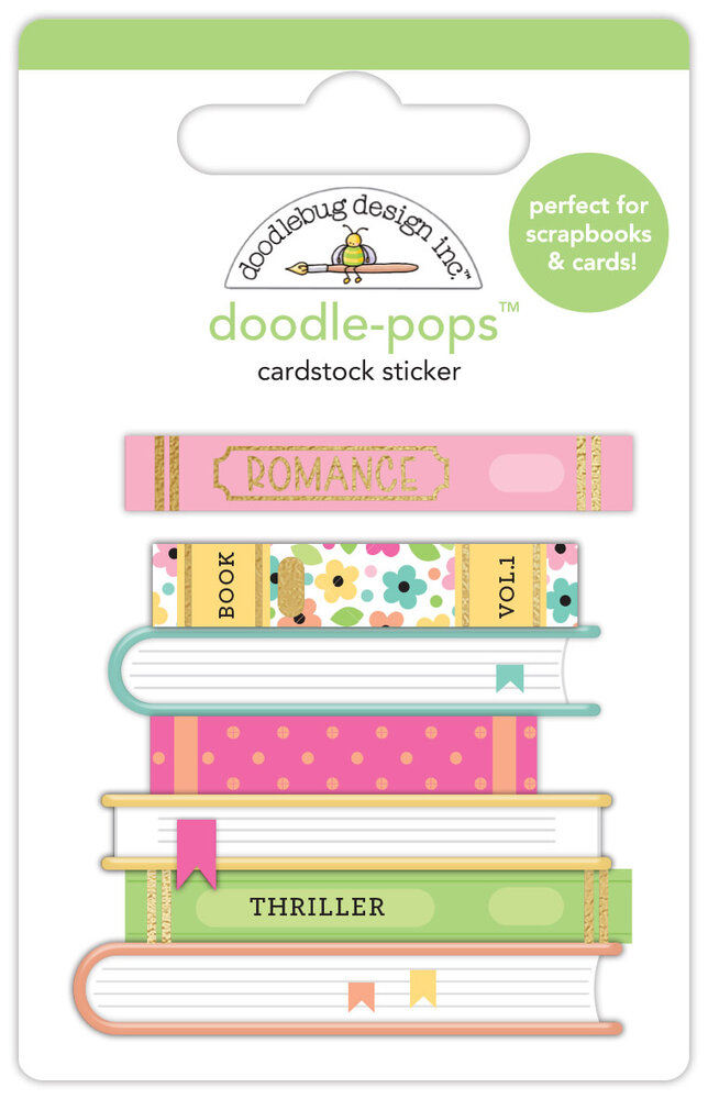 Doodlebug Design Book Club Doodle-Pops (8169) (DISCONTINUED) Doodlebug Design Book Club Doodle-Pops (8169) (DISCONTINUED)