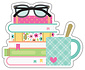 Bookworm Sticker Doodle (8181) (DISCONTINUED) Bookworm Sticker Doodle (8181) (DISCONTINUED)