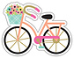 Enjoy The Ride Sticker Doodle (8182) (OUTLET)