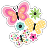 Doodlebug Design Flutterby Sticker Doodle (8179) (OUTLET)