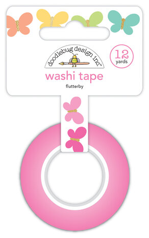 Doodlebug Design Flutterby Washi Tape (8154) (OUTLET) Doodlebug Design Flutterby Washi Tape (8154) (OUTLET)