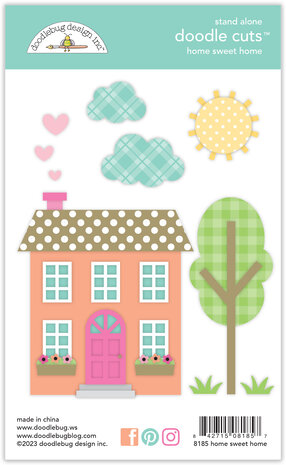 Doodlebug Design Home Sweet Home Doodle Cuts (8185) (DISCONTINUED) Doodlebug Design Home Sweet Home Doodle Cuts (8185) (DISCONTINUED)