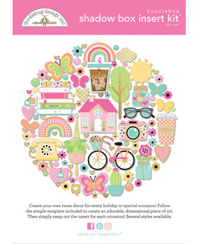 Doodlebug Design Hello Again Shadow Box Kit (8224) (OUTLET)