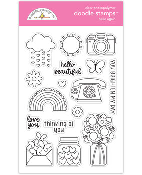 Doodlebug Design Hello Again Doodle Stamps (8183) (OUTLET)
