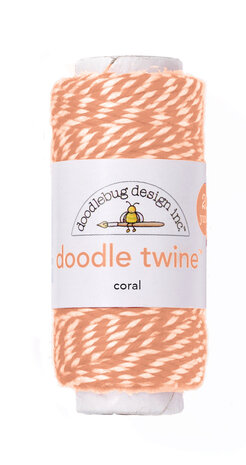 Doodlebug Design Coral Doodle Twine (5629) (OUTLET)