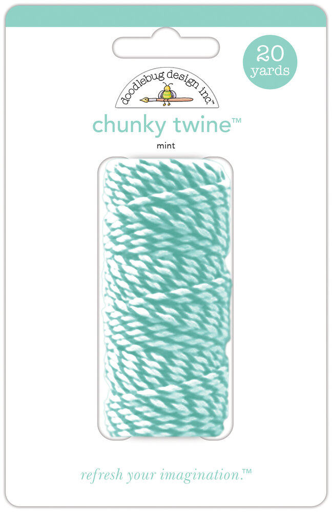 Doodlebug Design Mint Chunky Twine (5632) (OUTLET)
