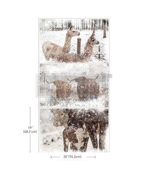 Re-Design with Prima Rustic Retreat 19.5x30 Inch Tissue Paper Pack (3pcs) (666477) (DISCONTINUED)