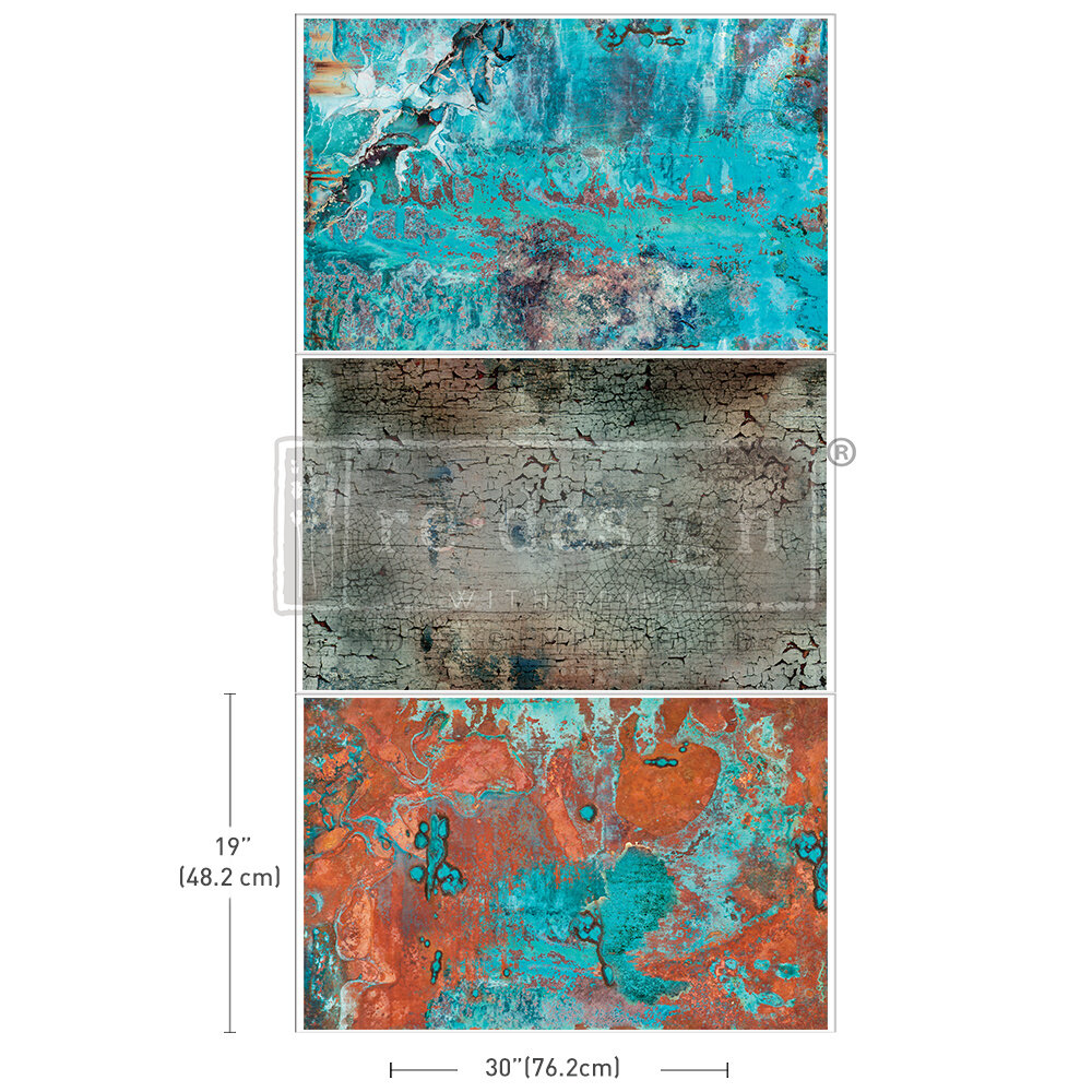 Re-Design with Prima Rustic Romance 19.5x30 Inch Tissue Paper Pack (3pcs) (666446) (DISCONTINUED)