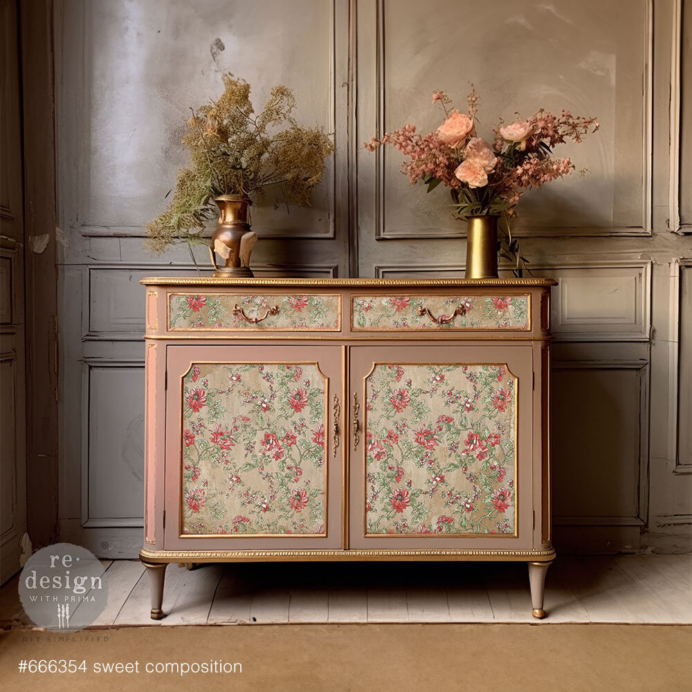 Re-Design with Prima Sweet Composition A1 Decoupage Fiber (1pcs) (666354) (DISCONTINUED)