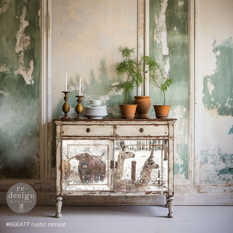 Re-Design with Prima Rustic Retreat 19.5x30 Inch Tissue Paper Pack (3pcs) (666477) (DISCONTINUED)