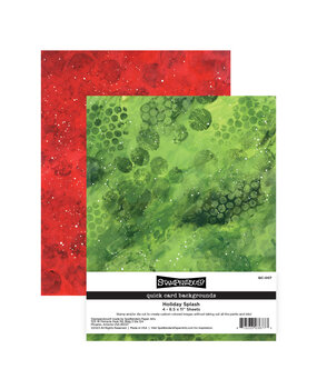 Stampendous Holiday Splash Quick Card Backgrounds (4pcs) (QC-007) (OUTLET)
