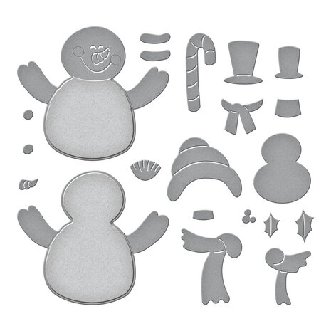 Stampendous Snowman Hugs Cutting Dies (S5-592) (OUTLET)