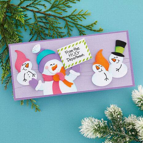 Stampendous Snowman Hugs Cutting Dies (S5-592) (OUTLET)