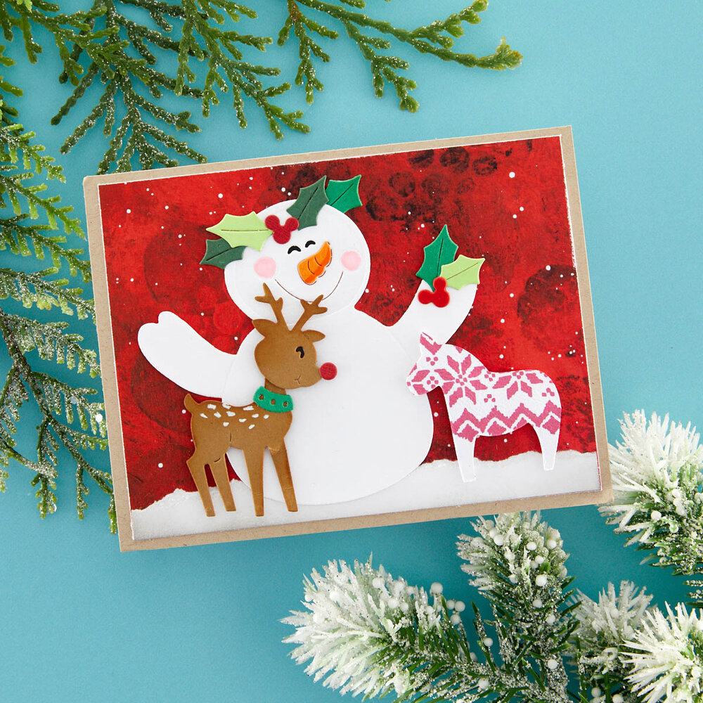 Stampendous Snowman Hugs Cutting Dies (S5-592) (OUTLET)