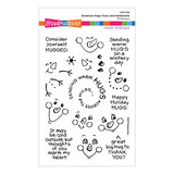 Stampendous Snowman Hugs Faces & Sentiments Clear Stamps (STP-206) (OUTLET)