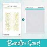Spellbinders Full Bloom Poinsettia Die and Stencil Bundle (BD-0774) (OUTLET)