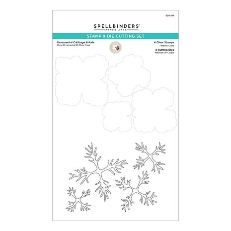 Spellbinders Ornamental Cabbage & Kale Clear Stamp & Die Set (SDS-187) (OUTLET) Spellbinders Ornamental Cabbage & Kale Clear Stamp & Die Set (SDS-187) (OUTLET)